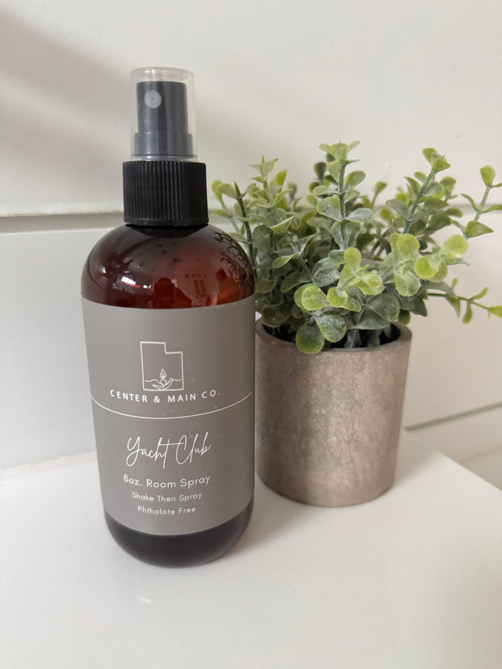 Front View of Air Freshener Room Spray in Yacht Club