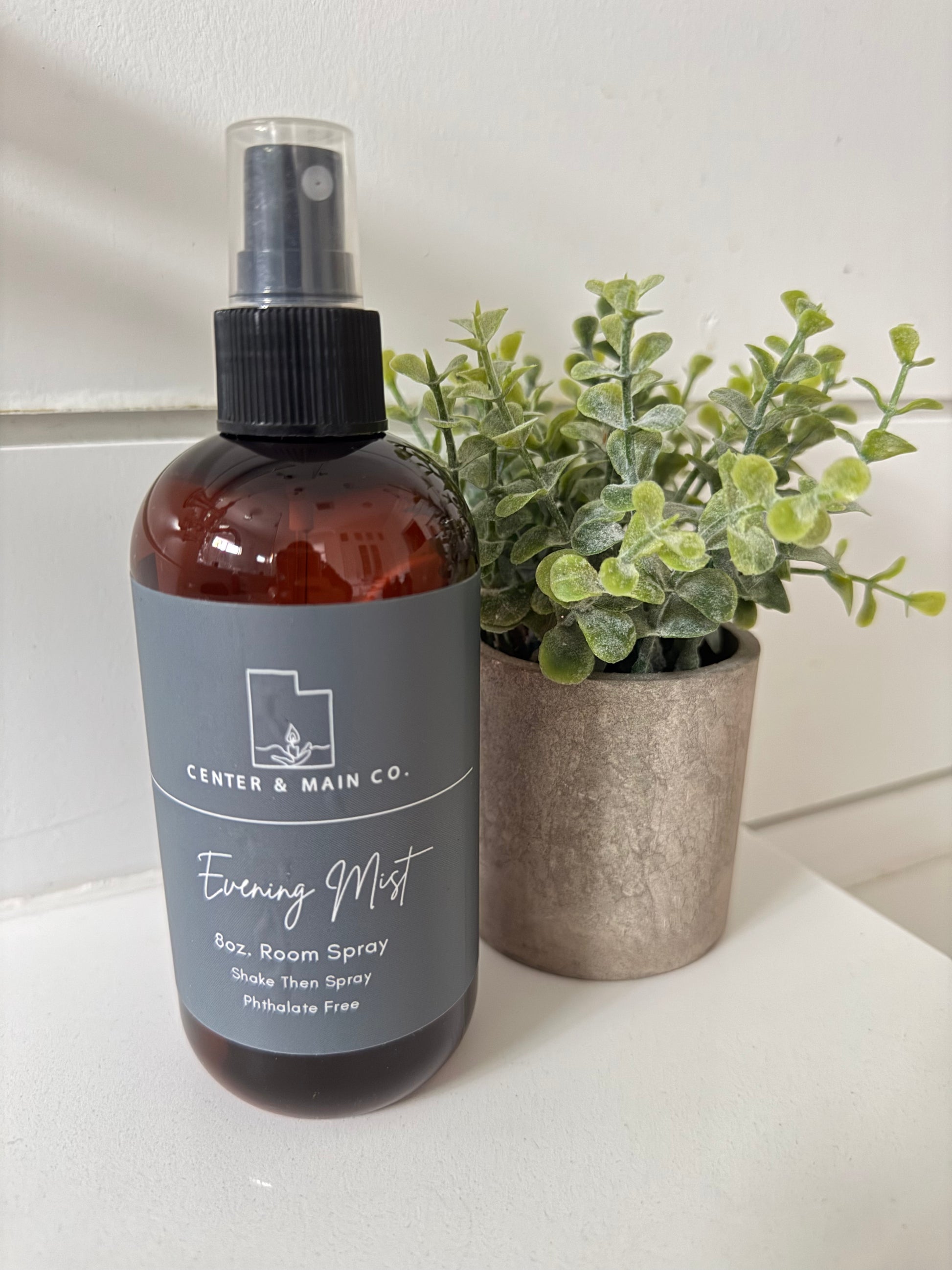 Front View of Air Freshener Room Spray in Evening Mist